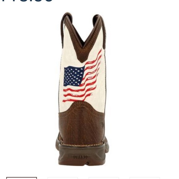 Lil' Rebel™ by Durango® Little Kids Distressed Flag Western Boot - Picture 4 of 15